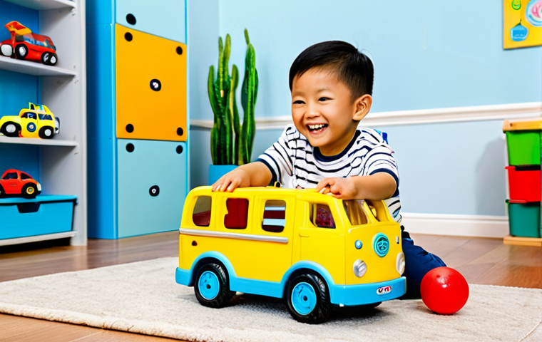 타요의 장난감 패키지 분석 - **

"A child playing with Tayo the Little Bus toy set in a bright and cheerful playroom. The child i...