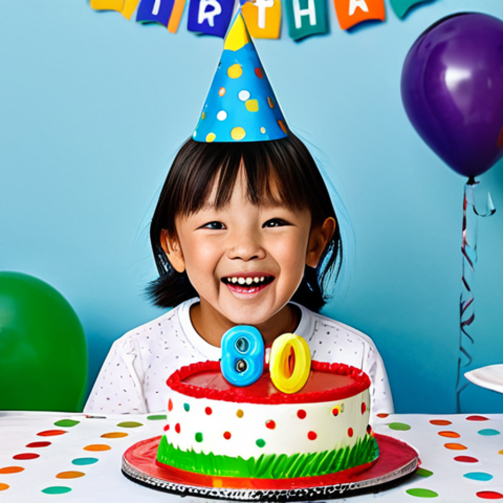 타요 팬 커뮤니티 활동 - **
A vibrant birthday party scene. A fully clothed child in a party hat smiles excitedly at a Tayo ...