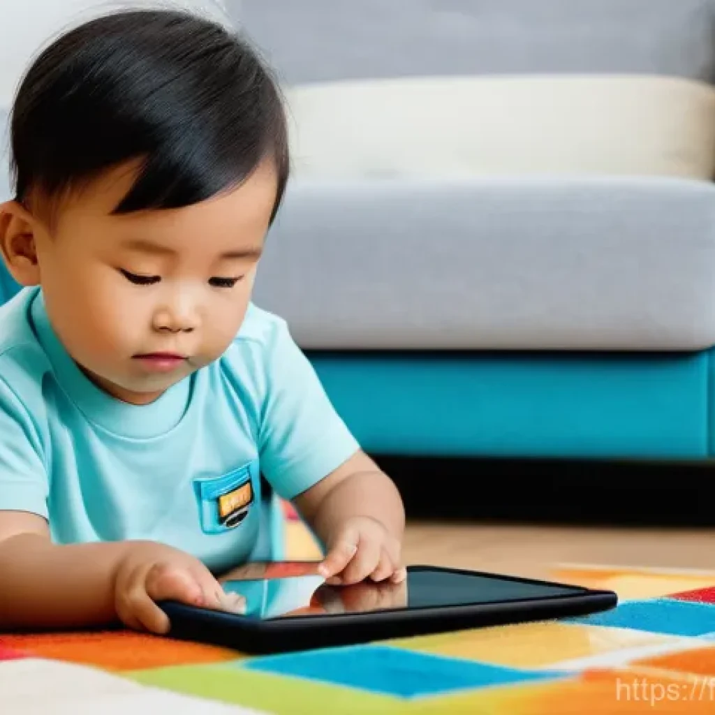타요 영어 더빙 버전 - **Prompt:** A cheerful, innocent toddler, about 2-3 years old, with bright, curious eyes, is engross...