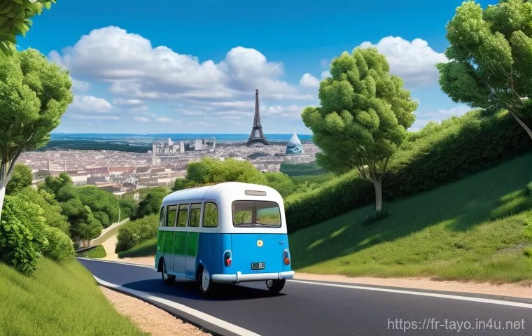 타요와 어린이 동기 부여 - **Friendship and Teamwork in a Parisian Setting:**
    "A vibrant, animated 3D illustration in the s...