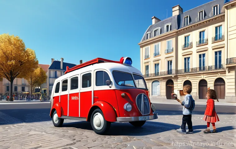 타요와 어린이 동기 부여 - **Perseverance and Confidence on a Scenic French Hill:**
    "An inspiring and dynamic 3D animated i...